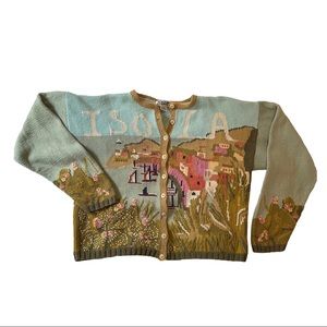 Vintage Ponza Island Knit Cardigan